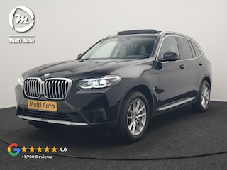 BMW X3 xDrive30e Advantage FACELIFT PHEV 293pk Dealer O.H. | Trekhaak Af Fabriek | Panodak | 360 Camera | Lederen Sportstoelen & Stuur Verwarmd | Apple Carplay | Navigatie | DAB | Virtual Cockpit | Plug In Hybrid |