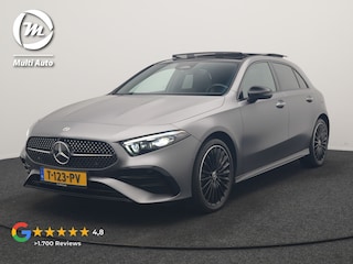 Mercedes-Benz A-klasse 250 e AMG Line PHEV 218pk FACELIFT Dealer O.H. | Panodak | Multi Beam LED | Camera | Alcantara Sportstoelen Verwarmd | Keyless | Sfeerverlichting | Apple Carplay | Cruise Control | Navigatie | DAB | 19"L.M | Plug In Hybrid