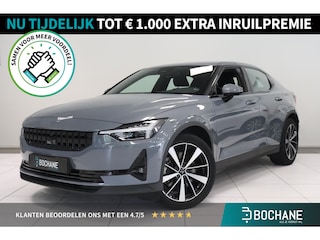 Polestar 2 Standard Range Single Motor 63kWh | 360° Camera | SoH 92% | Adaptieve cruise | Stoelverwarming | Elektr. stoelen & achterklep |