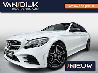 Mercedes-Benz C-klasse Estate Business Solution AMG Plus Upgrade Edition ✓Panoramadak ✓Night-Pakket ✓Sfeerverlichting ✓Navigatie Full ✓Camera ✓Apple Carplay & Android Auto ✓Vol Leder ✓Trekhaak