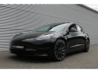 Tesla Model 3 Performance Dual AWD 75 kWh 463PK (Panoranadak Autopilot Leder ACC 360Camera Standkachel Warmtepomp 20InchLMV)