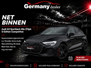 Audi A3 Sportback 45TFSI E 272pk S-Edition Competition Pano Sonos Sfeerverl RS-Zetels