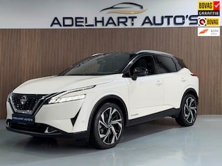 Nissan Qashqai 1.5 e-Power Tekna Plus 190 PK / Panorama dak / Lederen interieur / elektrische Stoelen / Keyless / Full option