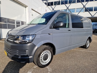 Volkswagen Transporter 2.0 TDI L2H1 DC euro6 150pk zeer mooi 6-pers trekhaak airco cruise Trendline