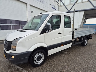 Volkswagen Crafter 50 2.0 TDI L4H1 DC 7-pers 164pk lichte schade airco cruise 2800trekhaak pick-up openlaadbak