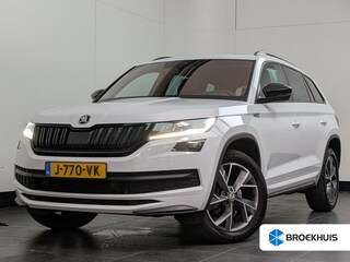 Skoda Kodiaq 1.5 TSI Sportline Business 7p. l Elektr. Trekhaak l Pano Dak l Elekt. Stoel incl Memory l Elektr. Klep l 19" l Adaptive Cr Control