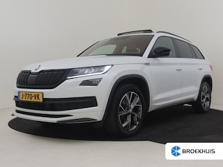 Skoda Kodiaq 1.5 TSI Sportline Business 7p. l Elektr. Trekhaak l Pano Dak l Elekt. Stoel incl Memory l Elektr. Klep l 19" l Adaptive Cr Control