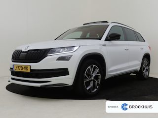 Skoda Kodiaq 1.5 TSI Sportline Business 7p. l Elektr. Trekhaak l Pano Dak l Elekt. Stoel incl Memory l Elektr. Klep l 19" l Adaptive Cr Control