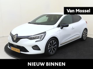 Renault Clio 1.6 E-Tech Hybrid 145 Techno | Pack Advanced Safety | Apple Carplay/Android Auto | cruise control | electronic climate control | kunstlederen/stof bekleding | LED koplampen | lichtmetalen velgen 16" | navigatiesysteem | rijstrooksensor met correctie