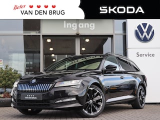 Skoda Superb Combi 1.4 TSI 218 pk DSG iV Sportline Business | Trekhaak | ACC | LED Matrix | 360 Camera | SmartLink | Voorstoelen met Geheugen | Stoel + Stuurverwarming |