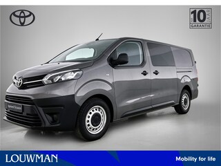 Toyota Proace 2.0 D-4D L2D Challenger DC | Dubbel cabine | Trekhaak | Apple CarPlay/Android Auto | achteruitrijcamera | Parkeersensoren achter | Betonplex laadvloer |