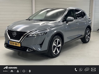 Nissan Qashqai 1.3 MHEV Xtronic N-Connecta / Dealer Onderhouden / All Seasonbanden / Trekhaak 1800 KG / Navigatie / Stoel- en Stuurverwarming / Verwarmde Voorruit / Elektrische Achterklep / Panoramadak / 360 Graden Camera / Climate Control /