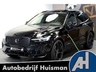 Volvo XC60 2.0 T6 AWD 247kW/336pk Aut8 MJ2027, NIEUW €82.042! Plug-in Ultra Black Ed. LUCHTVERING + HARMAN/KARDON + PANORAMADAK + EL.TREKHAAK + HEAD-UP + PILOT ASSIST + STOELVERWARMING V&A + STUURVERWARMING + 360 CAMERA + 21" LM-VELGEN!!