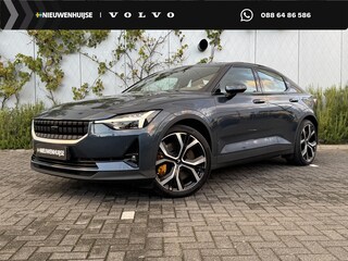 Polestar 2 Long Range Dual Motor AWD 78 kWh | Performance Pack | Trekhaak | 360 Graden Camera | Cruise Control Adaptief | BLIS | Warmtepomp | Panoramadak | Stoelverwarming voor en achter | Keyless Entry | Elektrische Achterklep | Elektrisch Verstelbare Voorstoelen | Navigatie