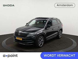 Skoda Kodiaq 1.5 TSI Sportline Business 150 pk Automaat | Navigatie | Panoramadak | Parkeersensoren | Achteruitrijcamera | Keyless | Elektr. bestuurdersstoel met geheugen | Stoelverwarming |