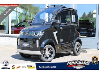 Bold Cura 120 Ah Géén rijbewijs nodig||100% elektrisch|LED|Open dak|Radio|Camera|