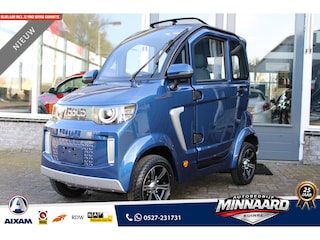 Bold Cura 120 Ah Géén rijbewijs nodig||100% elektrisch|LED|Open dak|Radio|Camera|