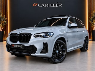 BMW X3 xDrive30e M-Sport Shadow Line | Pano | 360 | Laser Led | Vernasca Leder | Carplay / Android | Trekhaak | Stuurwielverwarming | Stoelverwarming | Keyless | Head-Up | Cruise | Digital Dash | Sfeerverlichting | 20'' LM | Comfort Acces | Dodehoek
