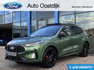 Ford Kuga 2.5 PHEV ST-Line X 243PK Black Pack €9.500,- Voorraadvoordeel! Elek. Trekhaak Panodak AGR Stoelen Adaptieve Cruise 2100KG Trekgewicht Winterpack Camera Blind-Spot Navi Climate B&O *Compleet*