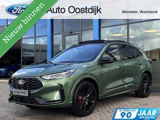 Ford Kuga 2.5 PHEV ST-Line X 243PK Black Pack €9.500,- Voorraadvoordeel! Elek. Trekhaak Panodak AGR Stoelen Adaptieve Cruise 2100KG Trekgewicht Winterpack Camera Blind-Spot Navi Climate B&O *Compleet*