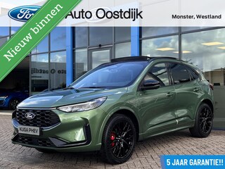 Ford Kuga 2.5 PHEV ST-Line X 243PK Black Pack €9.500,- Voorraadvoordeel! Elek. Trekhaak Panodak AGR Stoelen Adaptieve Cruise 2100KG Trekgewicht Winterpack Camera Blind-Spot Navi Climate B&O *Compleet*