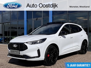 Ford Kuga 2.5 PHEV ST-Line X 243PK Black Pack €9.500,- Voorraadvoordeel! Elek. Trekhaak Panodak AGR Stoelen Adaptieve Cruise 2100KG Trekgewicht Winterpack Camera Blind-Spot Navi Climate B&O *Compleet*