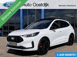Ford Kuga 2.5 PHEV ST-Line X 243PK Black Pack €9.500,- Voorraadvoordeel! Elek. Trekhaak Panodak AGR Stoelen Adaptieve Cruise 2100KG Trekgewicht Winterpack Camera Blind-Spot Navi Climate B&O *Compleet*