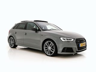 Audi A3 Sportback 35 TFSI S-Line Edition MHEV Aut. *PANO | LEATHER-FABRIC | LED-LIGHTS | DIGI-COCKPIT | NAVI-FULLMAP | HEATED-SPORTSEATS | PRIVACY-GLASS | ECC | PDC | CRUISE | 18''ALU*