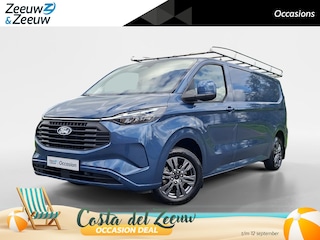 Ford Transit Custom 320 2.5 PHEV L2H1 Limited | Adaptive Cruisecontrol | El. Trekhaak | Dodehoekdetectie | Navigatie | 17" Lichtmetaal | Imperial | Led verlichting | Stoelverwarming | Zero Emissie toegankelijk | Fabrieksgarantie t/m 10-2029