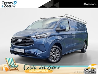 Ford Transit Custom 320 2.5 PHEV L2H1 Limited | Adaptive Cruisecontrol | El. Trekhaak | Dodehoekdetectie | Navigatie | 17" Lichtmetaal | Imperial | Led verlichting | Stoelverwarming | Zero Emissie toegankelijk | Fabrieksgarantie t/m 10-2029
