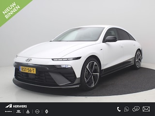 Hyundai Ioniq 6 N-Line AWD 84 kWh Nieuw model / HUD Display / 20" LMV / Warmtepomp / WLTP 578 km / 3-Fase Laden / 360 Camera / AWD / Nieuw model / Direct Leverbaar / Full Option /