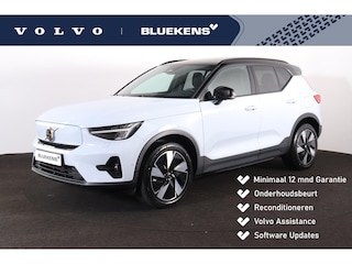 Volvo EX40 Extended Range Ultra 82 kWh - Panorama/schuifdak - IntelliSafe Assist & Surround - 360º Camera - Harman/Kardon audio - Verwarmde voorstoelen, stuur & achterbank - Parkeersensoren voor & achter - Elektr. bedienb. voorstoelen met geheugen links - Draadloze tel. lader - Warmtepomp - Extra getint glas - 19' LMV
