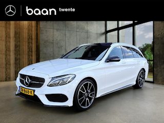 Mercedes-Benz C 180 Estate Ambition AMG Line | Memorypakket | Panoramadak | Trekhaak | Parkeerpakket | Spiegelpakket