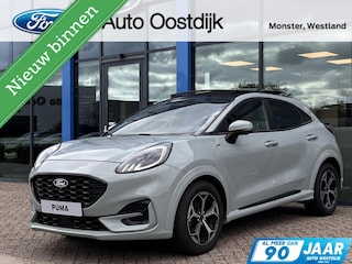 Ford Puma 1.0 EcoBoost Hybrid ST-Line 125PK Automaat Afn. Trekhaak Panodak Winterpack Adaptieve Cruise 360-Camera Blind-Spot Elek. Achterklep Keyless Privacy Glass *RIJK UITGERUST*