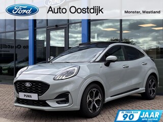 Ford Puma 1.0 EcoBoost Hybrid ST-Line 125PK Automaat Afn. Trekhaak Panodak Winterpack Adaptieve Cruise 360-Camera Blind-Spot Elek. Achterklep Keyless Privacy Glass *RIJK UITGERUST*