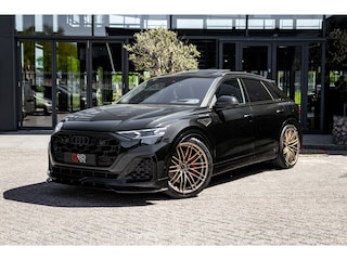 Audi Q8 60 TFSI e ABT Aero Competition | Audi Exclusive Pantherzwart | Advanced onderstel | Stoelventilatie + massagefunctie | Uitgebreid lederpakket | Carbon | Vierwielsturing | Head up | B&O | Servosluiting