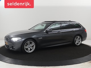 BMW 5-serie Touring 535xi High Executive | Panoramadak | Trekhaak | Leder | Adaptive cruise | Head up | Memory | Harman/Kardon | Stuur/stoel verwarming | Camera | Park assist |