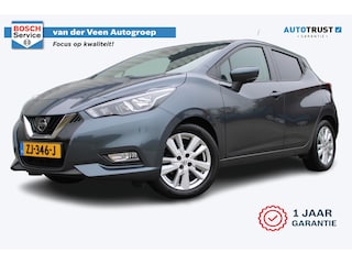 Nissan Micra 0.9 IG-T N-Connecta | Incl. 12 maanden garantie | Cruise control | Climate control | Stoelverwarming | Bluetooth | Navigatie | DAB radio | Keyless entry |