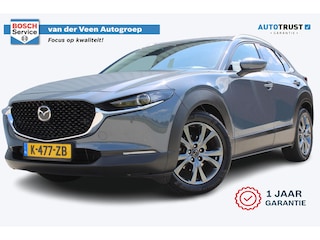 Mazda CX-30 2.0 e-SkyActiv-X M Hybrid Luxury | Incl. 12 maanden garantie | Adaptieve cruise control | Apple carplay/Android auto | Stoel/stuurverwarming | Trekhaak | Head-up display | Parkeercamera | Memory seat | Bose audio |