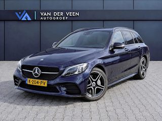 Mercedes-Benz C-klasse Estate 300 e Business Solution AMG Limited | Incl. 12 maanden garantie | Apple CarPlay | 360° camera | Sportstoelen met verwarming | Alcantara | DAB | Draadloos laden | Zwarte hemel | Elektrische Achterklep | Cruise control |