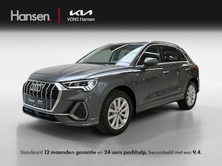 Audi Q3 45 TFSI e S-Line I Trekhaak I Leder I Adaptive Cruise I Stoelverwarming I 360 Camera I Dodehoekdetectie I Elek. Achterklep I