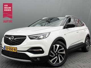 Opel Grandland X BWJ 2018 1.2 Turbo 131 PK Ultimate TREKHAAK | HALF LEDER | STOELVERW. | STUURVERW. | CAMERA | ELEKTR. ACTERKLEP | NAVI | CLIMA | CRUISE | CARPLAY + ANDROID | KEY LESS | LMV | PDC