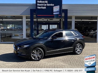 Mazda CX-30 2.0 e-SkyActiv-X M Hybrid Exclusive-line / NL-Auto! / 1e Eigenaar! / 34.000 km / 184 PK / Fabrieksgarantie Jan 2030 / Vol-Leder / Elektr Stoelen met Memory / Schuifdak / Adaptive Cruise / Full LED Verlichting / Head-up Display / Keyless Entry & Go / Parkeercamera / Stoel- en Stuurwielverwarming / Digitale Cockpit / 18 " LMV / All Season Banden / DAB, Bluetooth, CarPlay etc. /
