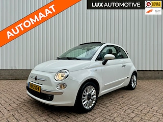 Fiat 500 1.2 Easy Automaat, Rood Cabriodak, Airco, PDC, LM Velgen met 4-seizoenenbanden