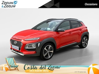 Hyundai Kona 1.0T Premium | Elek. stoelverstelling | Stoelverwarming | Navi | Leder