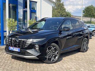 Hyundai Tucson 1.6 T-GDI PHEV N Line 4WD | Stoelventilatie, Elektr. Stoelen, 360 Camera, Half alcantara/leder, 19 inch, zeer luxe!