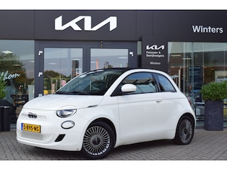 Fiat 500 Passion 42 kWh Cabrio | Navigatie | Bluetooth | PDC | Apple carplay & Android auto | Elec. cabriofdak | climate & cruise control | SOH 92%!