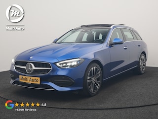 Mercedes-Benz C-klasse Estate 300 e Avantgarde 313pk Dealer O.H | Trekhaak Af Fabriek | Panodak | Adaptive Cruise | 360 Camera | Digital LED | Head Up | Lederen Sportstoelen Verwarmd | Keyless | Apple Carplay | Virtual | Sfeerverlichting | Navigatie | DAB