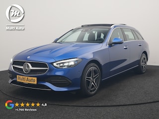 Mercedes-Benz C-klasse Estate 300 e Avantgarde 313pk Dealer O.H | Trekhaak Af Fabriek | Panodak | Adaptive Cruise | 360 Camera | Digital LED | Head Up | Lederen Sportstoelen Verwarmd | Keyless | Apple Carplay | Virtual | Sfeerverlichting | Navigatie | DAB
