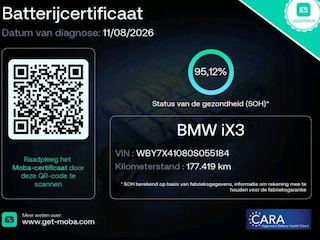 BMW iX3 High Executive 80 kWh 95% SOH Shadow Line